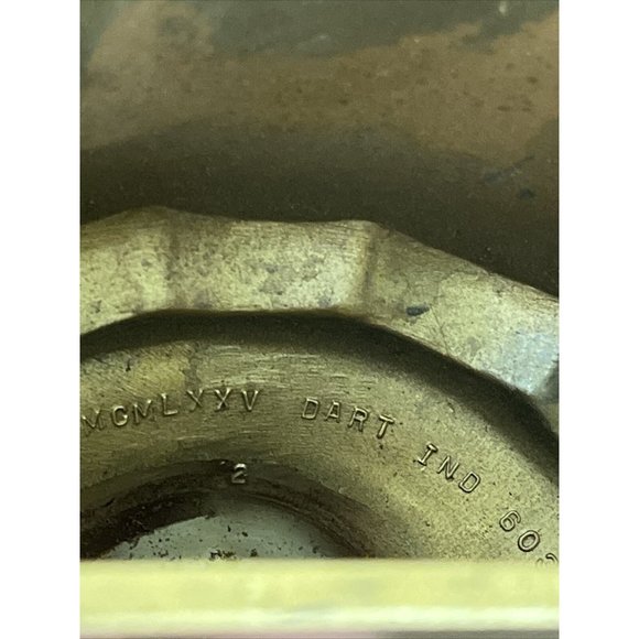 Vintage Dart Gold Wall Pocket Vase MCM - Picture 4 of 5